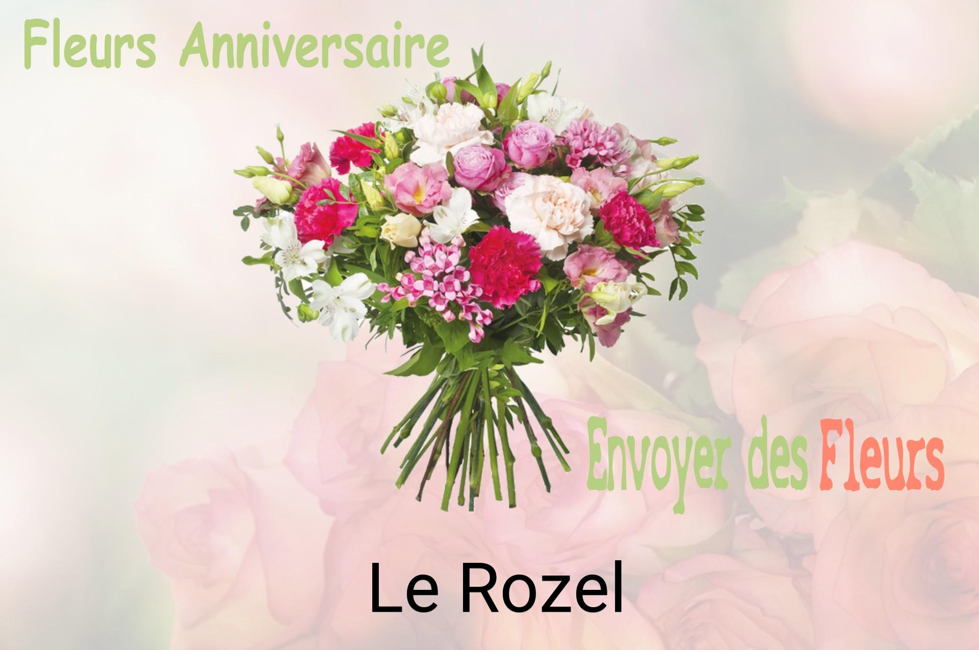 Bouquet de fleurs d’anniversaire livré à Le Rozel