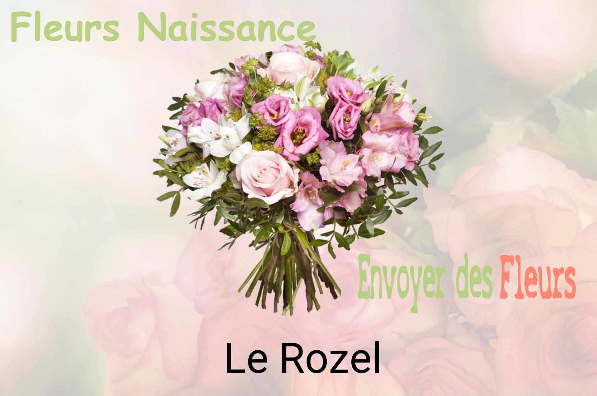 Bouquet de fleurs de naissance livré à Le Rozel